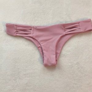 Pink Cupshe Brazilian bikini bottom